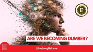 Abstract image of a fragmented human head with digital elements for C1 reading on thinking and intelligence